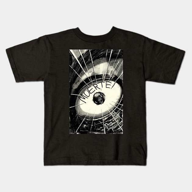 Eyeball Muerte Kids T-Shirt by DougSQ